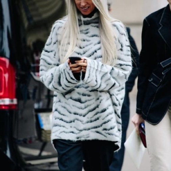 Givenchy Zebra Stripe Turtleneck - Picture 7 of 8